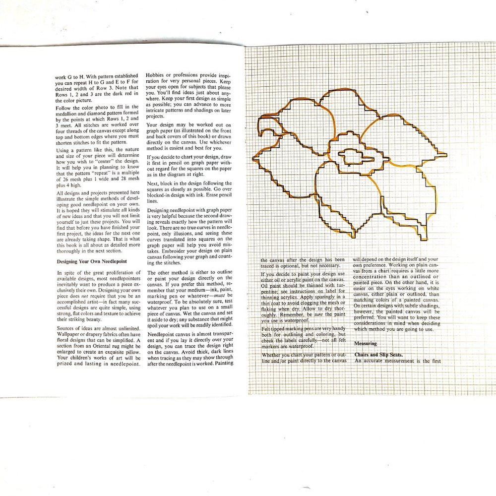 Beginner's Needlepoint Margaret Boyles Columbia Minerva Book 207 36 Pages 1972 - Picture 16 of 16
